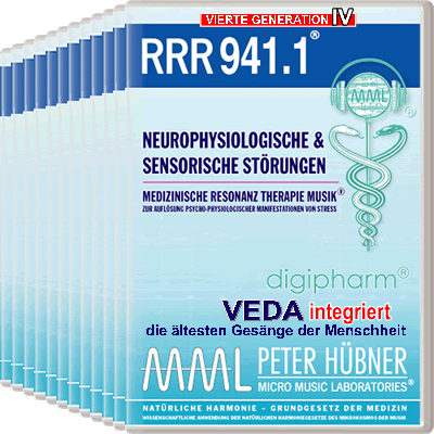 Peter Hübner - Medizinische Resonanz Therapie Musik<sup>®</sup> - RRR 941 Neurophysiologische & sensorische Störungen Nr. 1-12
