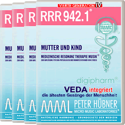 Peter Hübner - Medizinische Resonanz Therapie Musik<sup>®</sup> - RRR 942 Mutter & Kind Nr. 1-4