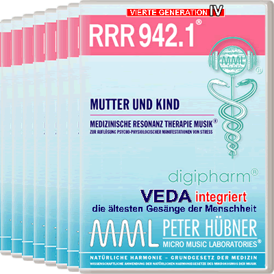 Peter Hübner - Medizinische Resonanz Therapie Musik<sup>®</sup> - RRR 942 Mutter & Kind Nr. 1-8
