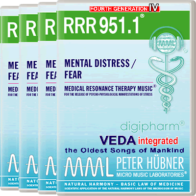 Peter Hübner - Medical Resonance Therapy Music<sup>®</sup> - RRR 951 Mental Distress / Fear No. 1-4