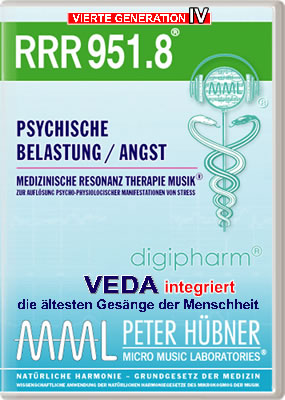 Peter Hübner - Medizinische Resonanz Therapie Musik<sup>®</sup> - RRR 951 Psychische Belastung / Angst Nr. 8