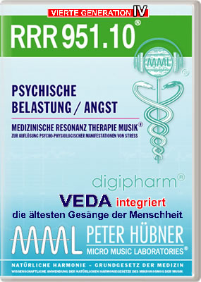 Peter Hübner - Medizinische Resonanz Therapie Musik<sup>®</sup> - RRR 951 Psychische Belastung / Angst Nr. 10
