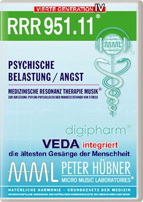 Peter Hübner - Medizinische Resonanz Therapie Musik<sup>®</sup> - RRR 951 Psychische Belastung / Angst Nr. 11