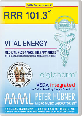 Peter Hübner - Medical Resonance Therapy Music<sup>®</sup> - VITAL ENERGY<br>RRR 101 • No. 3