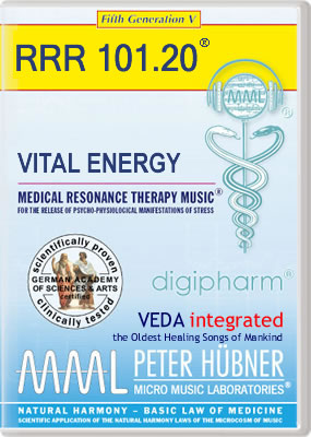 Peter Hübner - Medical Resonance Therapy Music<sup>®</sup> - VITAL ENERGY<br>RRR 101 • No. 20