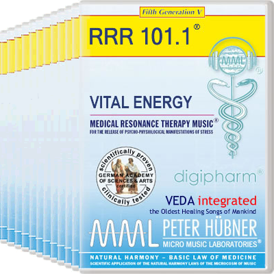 Peter Hübner - Medical Resonance Therapy Music<sup>®</sup> - VITAL ENERGY<br>RRR 101 • Complete Program