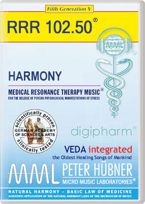Peter Hübner - Medical Resonance Therapy Music<sup>®</sup> - HARMONY<br>RRR 102 • No. 50