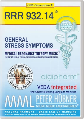 Peter Hübner - Medical Resonance Therapy Music<sup>®</sup> - GENERAL STRESS SYMPTOMS<br>RRR 932 • No. 14