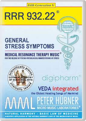 Peter Hübner - Medical Resonance Therapy Music<sup>®</sup> - GENERAL STRESS SYMPTOMS<br>RRR 932 • No. 22