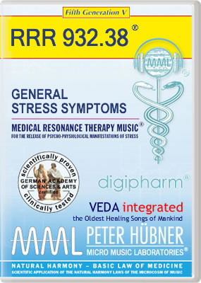 Peter Hübner - Medical Resonance Therapy Music<sup>®</sup> - GENERAL STRESS SYMPTOMS<br>RRR 932 • No. 38