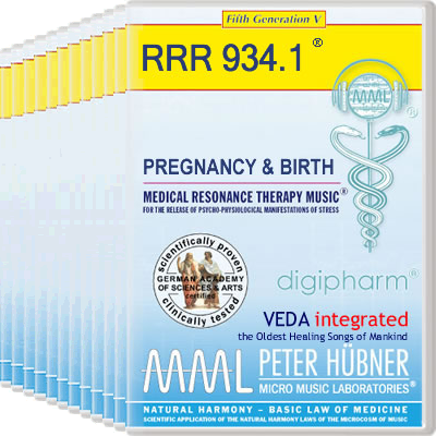 Peter Hübner - Medical Resonance Therapy Music<sup>®</sup> - PREGNANCY & BIRTH<br>RRR 934 • Complete Program