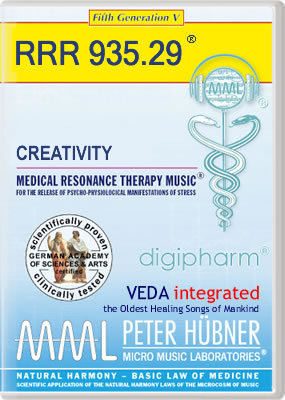 Peter Hübner - Medical Resonance Therapy Music<sup>®</sup> - CREATIVITY<br>RRR 935 • No. 29