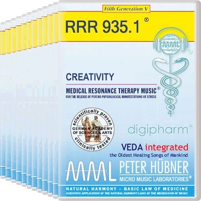 Peter Hübner - Medical Resonance Therapy Music<sup>®</sup> - CREATIVITY<br>RRR 935 • Complete Program
