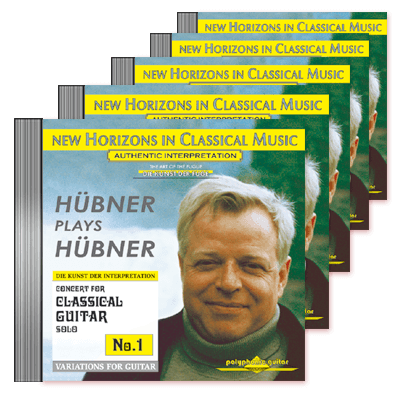 Peter Hübner - Guitar Solo - No. 1 – No. 5 · 5 CDs