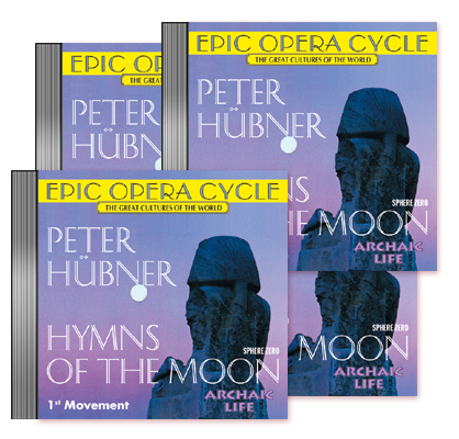 Peter Hübner - Hymnen des Mondes - 1. – 4. Satz     4 CDs