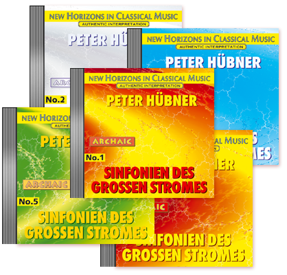 Peter Hübner - Symphonies of the Great Stream - No. 1 – No. 5 · 5 CDs