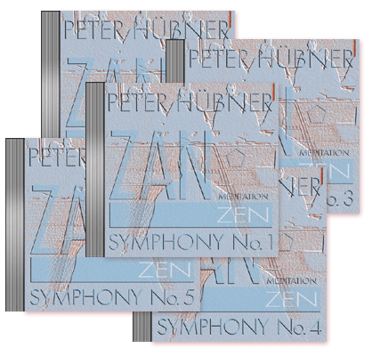 Peter Hübner - Zen Symphony - No. 1 – No. 5 · 5 CDs