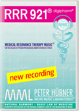 Peter Hübner - Medical Resonance Therapy Music® - RRR 921