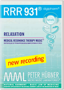 Peter Hübner - Medical Resonance Therapy Music® - RRR 931 Relaxation
