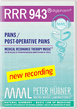 Peter Hübner - Medical Resonance Therapy Music® - RRR 943 Pains / Post-Operative Pains
