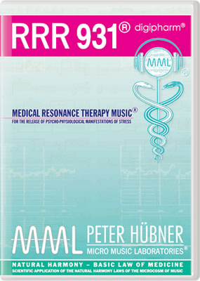 Peter Hübner - Medical Resonance Therapy Music<sup>®</sup> - RRR 931