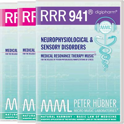 Peter Hübner - Medizinische Resonanz Therapie Musik<sup>®</sup> - RRR 941 NEUROPHYSIOLOGISCHE & SENSORISCHE STÖRUNGEN