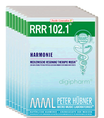 Peter Hübner - Medizinische Resonanz Therapie Musik<sup>®</sup> - RRR 102 Harmonie Nr. 1-8