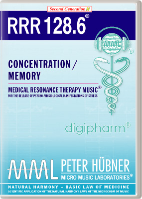 Peter Hübner - Medical Resonance Therapy Music<sup>®</sup> - RRR 128 Concentration / Memory No. 6