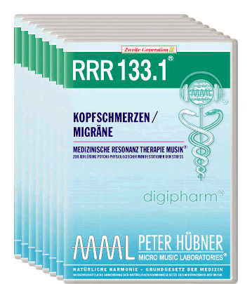 Peter Hübner - RRR 133 Kopfschmerzen / Migräne Nr. 1-8