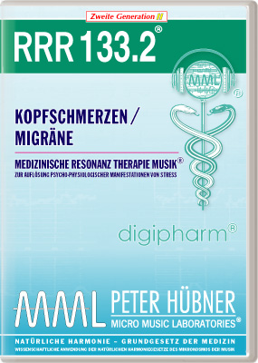 Peter Hübner - Medizinische Resonanz Therapie Musik<sup>®</sup> - RRR 133 Kopfschmerzen / Migräne Nr. 2