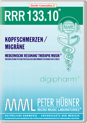 Peter Hübner - Medizinische Resonanz Therapie Musik<sup>®</sup> - RRR 133 Kopfschmerzen / Migräne • Nr. 10