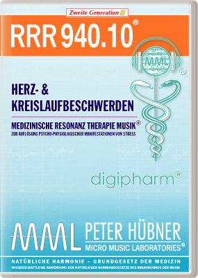 Peter Hübner - Medizinische Resonanz Therapie Musik<sup>®</sup> - RRR 940 Herz- und Kreislaufstörungen Nr. 10