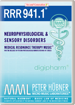 Peter Hübner - Medical Resonance Therapy Music<sup>®</sup> - RRR 941 Neurophysiological & Sensory Disorders No. 1