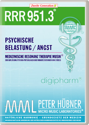 Peter Hübner - Medizinische Resonanz Therapie Musik<sup>®</sup> - RRR 951 Psychische Belastung / Angst Nr. 3