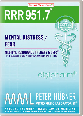 Peter Hübner - Medical Resonance Therapy Music<sup>®</sup> - RRR 951 Mental Distress / Fear No. 7