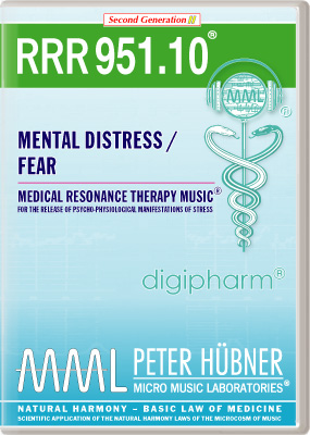 Peter Hübner - Medical Resonance Therapy Music<sup>®</sup> - RRR 951 Mental Distress / Fear No. 10