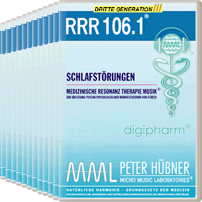 Peter Hübner - Medizinische Resonanz Therapie Musik<sup>®</sup> - RRR 106 Schlafstörungen Nr. 1-12