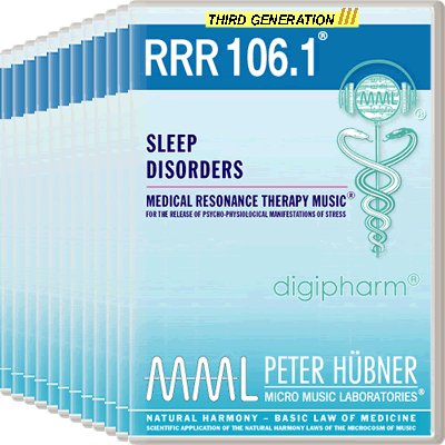 Peter Hübner - Medical Resonance Therapy Music<sup>®</sup> - RRR 106 Sleep Disorders No. 1-12