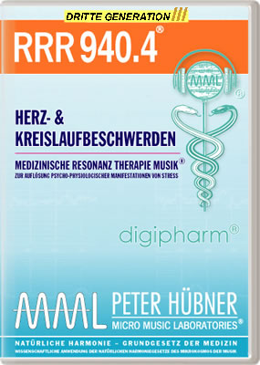 Peter Hübner - Medizinische Resonanz Therapie Musik<sup>®</sup> - RRR 940 Herz- und Kreislaufstörungen Nr. 4