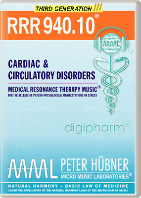 Peter Hübner - Medical Resonance Therapy Music<sup>®</sup> - RRR 940 Cardiac & Circulatory Disorders No. 10