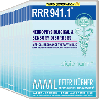 Peter Hübner - Medical Resonance Therapy Music<sup>®</sup> - RRR 941 Neurophysiological & Sensory Disorders No. 1-12