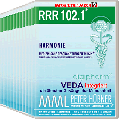 Peter Hübner - Medizinische Resonanz Therapie Musik<sup>®</sup> - RRR 102 Harmonie Nr. 1-12