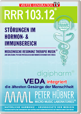 Peter Hübner - Medizinische Resonanz Therapie Musik<sup>®</sup> - RRR 103 Störungen im Hormon- & Immunsystem Nr. 12