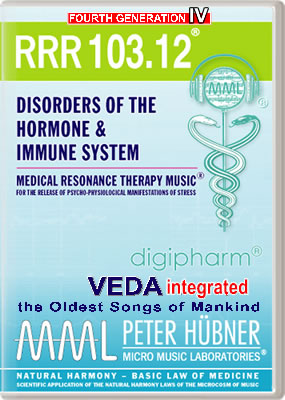 Peter Hübner - Medical Resonance Therapy Music<sup>®</sup> - RRR 103 Disorders of the Hormone & Immune System • No. 12
