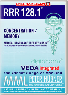 Peter Hübner - Medical Resonance Therapy Music<sup>®</sup> - RRR 128 Concentration / Memory No. 1