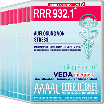 Peter Hübner - Medizinische Resonanz Therapie Musik<sup>®</sup> - RRR 932 Auflösung von Stress Nr. 1-8