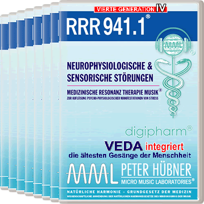 Peter Hübner - Medizinische Resonanz Therapie Musik<sup>®</sup> - RRR 941 Neurophysiologische & sensorische Störungen Nr. 1-8