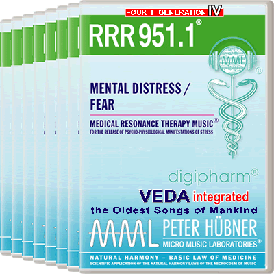 Peter Hübner - Medical Resonance Therapy Music<sup>®</sup> - RRR 951 Mental Distress / Fear No. 1-8