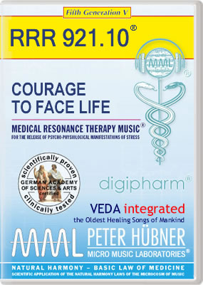 Peter Hübner - COURAGE TO FACE LIFE<br>RRR 921 • No. 10