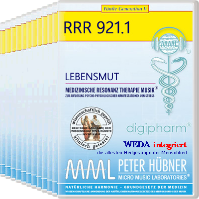 Peter Hübner - LEBENSMUT<br>RRR 921 • Gesamtprogramm